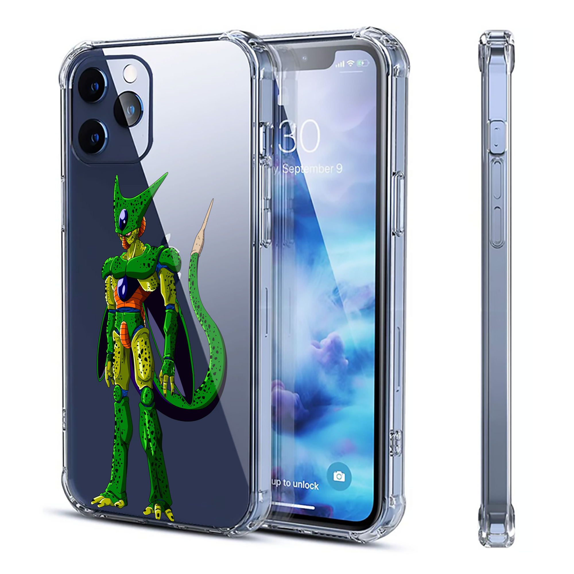 （画像用） ドラゴンボール セル DRAGON BALL Cell 【iPhone 12シリーズ対応】透明スマホケース（クリアソフトケース）